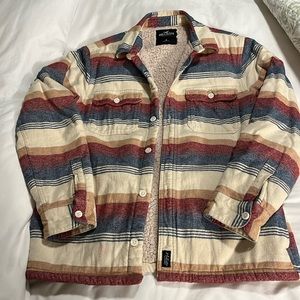 Hollister Shirt Sherpa Jacket size Medium